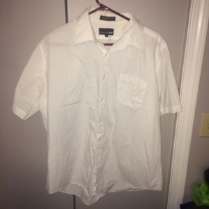 Crescent Bay white button down 17 1/2